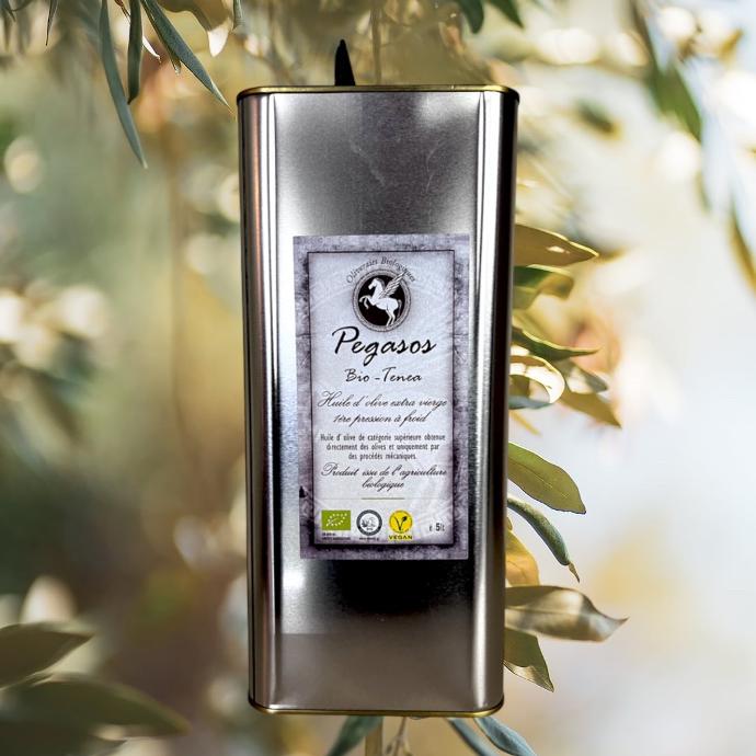 PEGASOS Bio V-Label de Tenea, bidon métallique de 5 litres