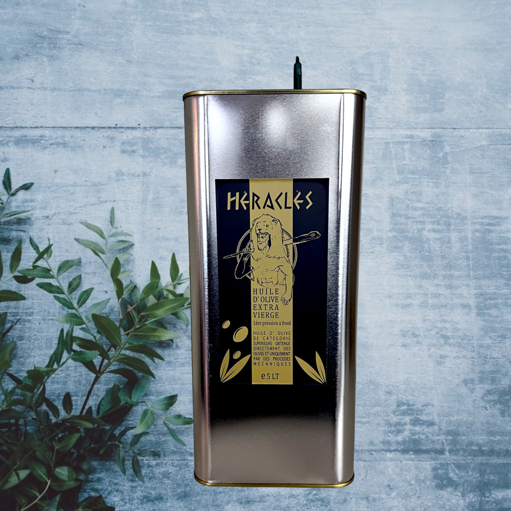 HERACLES de Néméa en Grèce, bidon métallique de 5 litres
