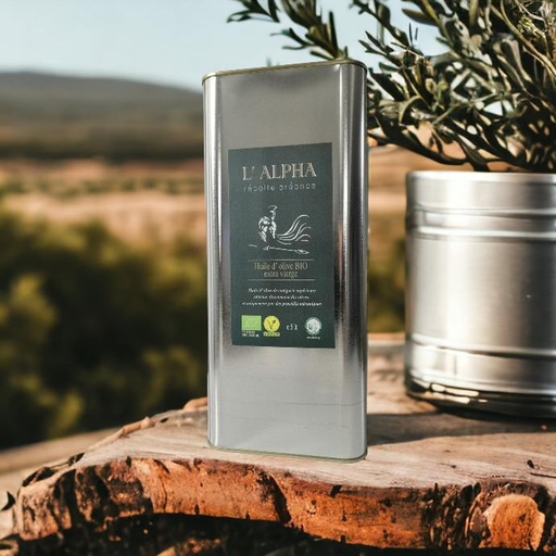 L'ALPHA Bio, bidon métallique de 5 litres