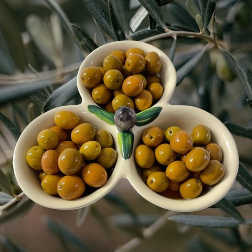 Olives blanches d'Itrana 900 gr, poids à sec